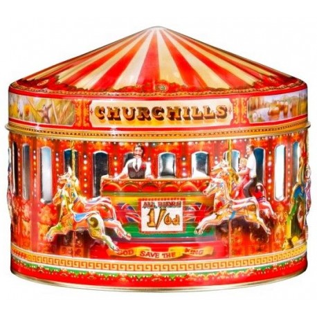 Lata Churchill's Carousel "Quiéreme si te atreves" con toffes ingleses de vainilla