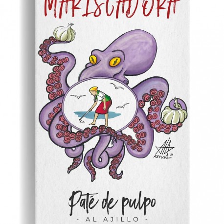 Paté de pulpo al ajillo "Mariscadora"