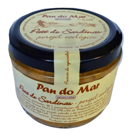 Paté de sardinas - perejil ecológico "Pan do Mar"