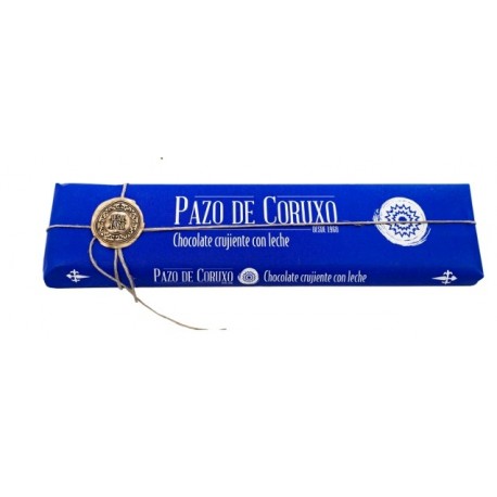 Tableta Chocolate crujiente con leche Pazo de Coruxo - 300g