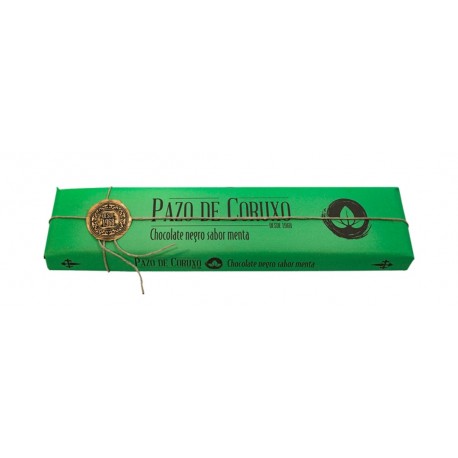 Chocolate negro sabor menta Pazo de Coruxo