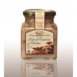 PATÉ DE CASTAÑAS CON BOLETUS