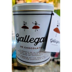 LATA REDONDA GALLEGAS DE NATA Y CHOCOLATE