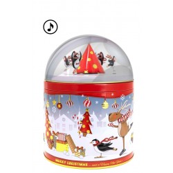 Lata Bola de Nieve rellena de Bombones